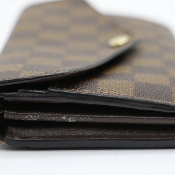 Louis Vuitton Damier Ebene Sarah Long Wallet - Picture 4 of 15